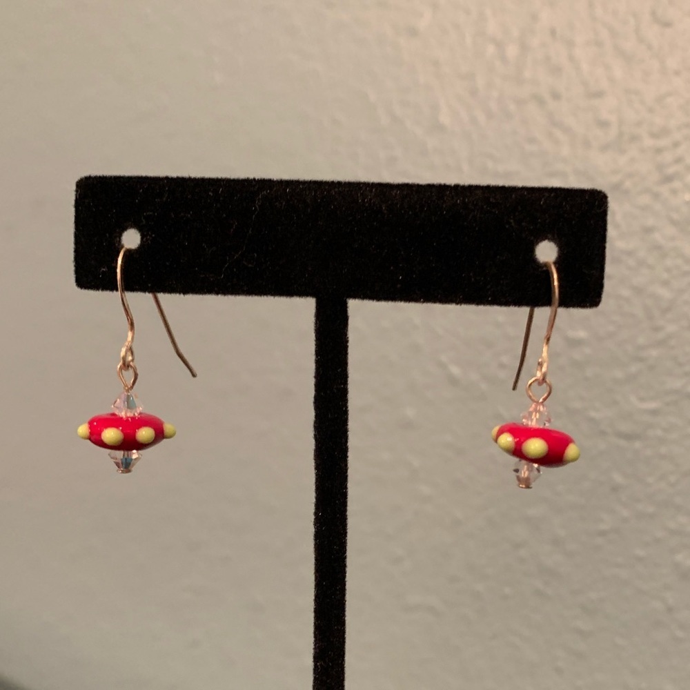 Handmade murano glass earrings​